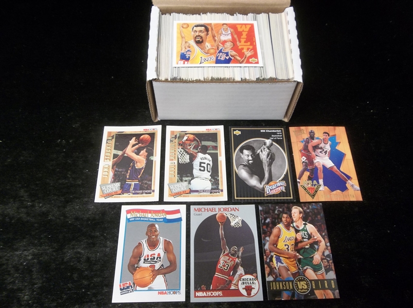 Basketball Star Card Lot- 250 Stars- mostly 1990’s