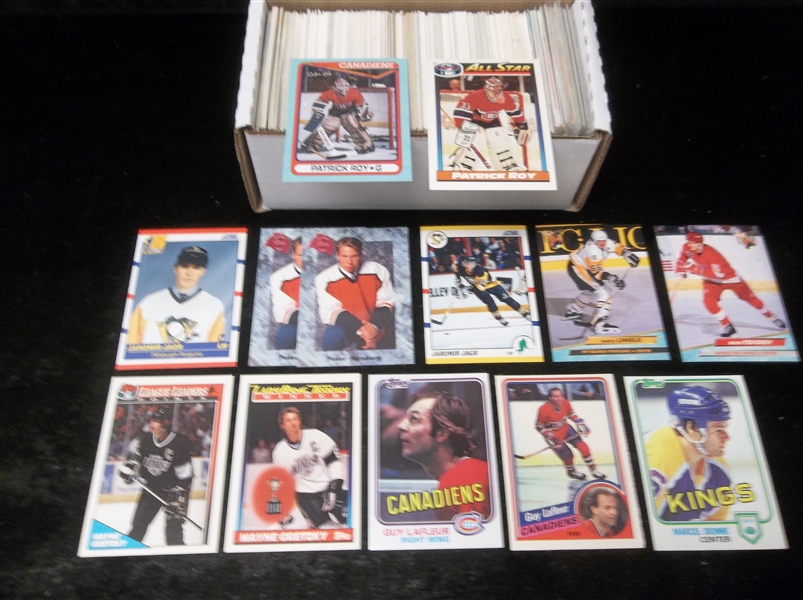 Hockey Star Card Lot- 350 Assorted- mostly 1980’s and 90’s