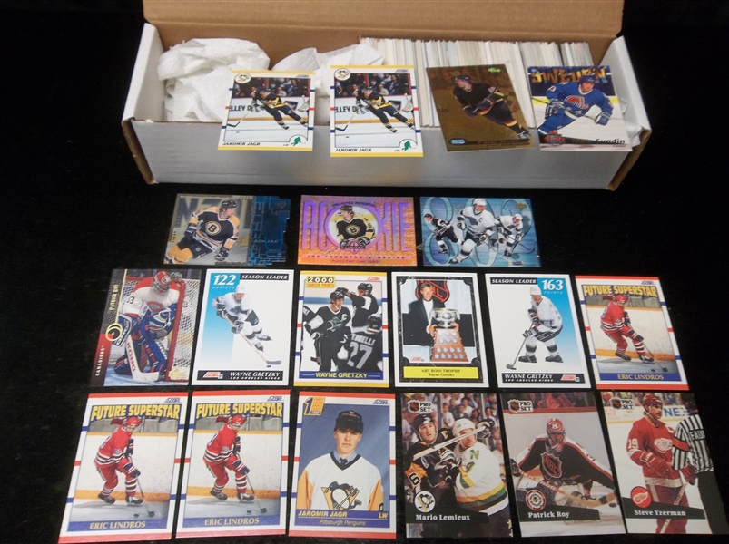 Hockey Star Card Lot- 350 Asst- mostly 1980’s and 1990’s