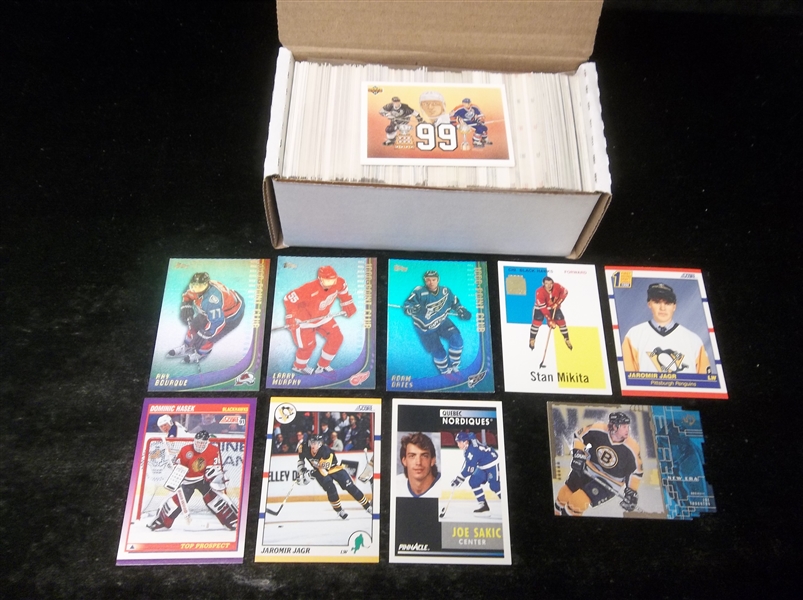 Hockey Star Card Lot- 350 Asst- mostly 1990’s 