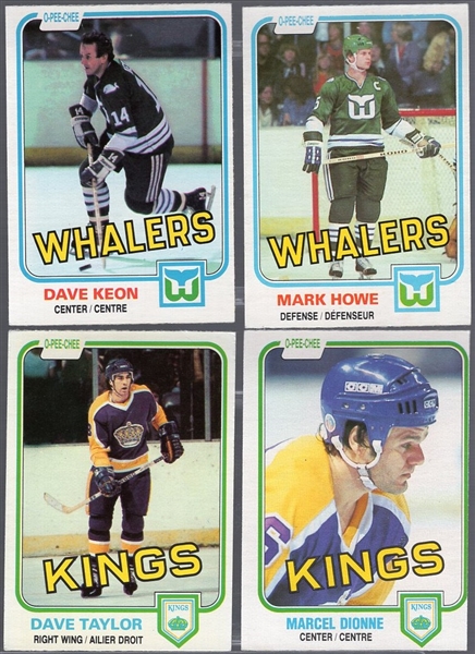 1981-82 O-Pee-Chee Hockey- 50 Diff. Cards