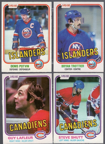 1981-82 O-Pee-Chee Hockey- 50 Diff. Cards