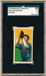 1909-11 T206 Baseball- Tom Downey, Cinc.- Fielding Pose- SGC 40 (Vg 3)