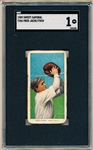 1909-11 T206 Baseball- Fred Jacklitsch, Phila. Natl- SGC 1 (Poor)- Sweet Caporal 150 back