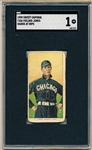 1909-11 T206 Baseball- Fielder Jones, Chicago Amer- Hands at Hips Pose- SGC 1 (Poor)- Sweet Caporal 150 back