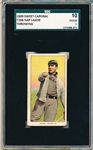 1909-11 T206 Baseball- Nap Lajoie, Cleveland- Throwing Pose- SGC 10 (Poor 1)-  Sweet Caporal 150 back