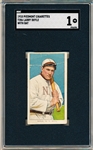 1909-11 T206 Bb- Larry Doyle, N.Y. Nat’l (With Bat Pose)- SGC 1 (Poor)- Piedmont 350 back
