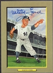 Autographed 1985 Perez-Steele BB HOF Great Moments- #5 Whitey Ford, Yankees