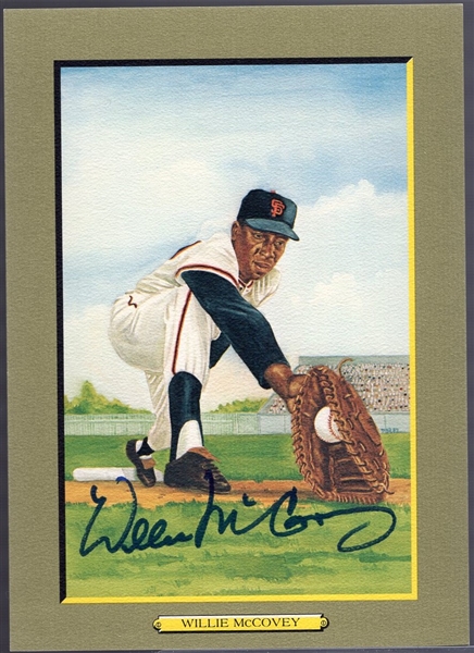 Autographed 1987 Perez-Steele BB HOF Great Moments- #22 Willie McCovey, San Francisco Giants