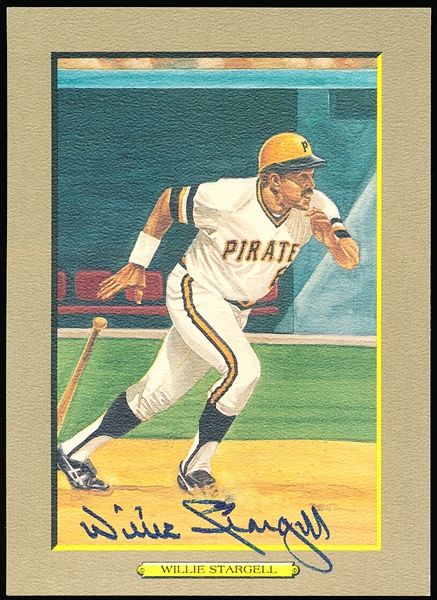Autographed 1988 Perez-Steele BB HOF Great Moments #38 Willie Stargell, Pirates