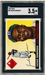 1955 Topps Bb- #50 Jackie Robinson, Brooklyn Dodgers- SGC 3.5 (Vg+)