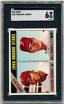 1966 Topps Bb- #254 Ferguson Jenkins RC, Phillies- SGC 6 (Ex-Mt)