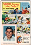 August 1953 Tom and Jerry #109 Comic Book with Yogi Berra Wheaties Back Cover Ad