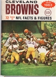 1963 Cleveland Browns Media Guide- Jim Brown IA Cover!