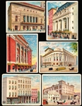 1910 Between the Acts “Theatres Old & New” (T108)- 6 Diff.