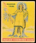 1930’s Goudey Gum Co. “Indian Gum Series of 48- Red Stripe” (R73-3)- #150 Mandan Tribe- Tough Series! 
