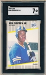 1989 Fleer Baseball- #548 Ken Griffey Jr. RC, Mariners- SGC Graded NM 7