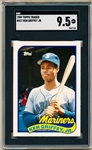 1989 Topps Traded Baseball- #41T Ken Griffey Jr. RC, Mariners- SGC Graded MT+ 9.5