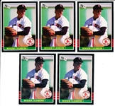 1985 Donruss Baseball- #273 Roger Clemens RC, Red Sox- 5 Cards