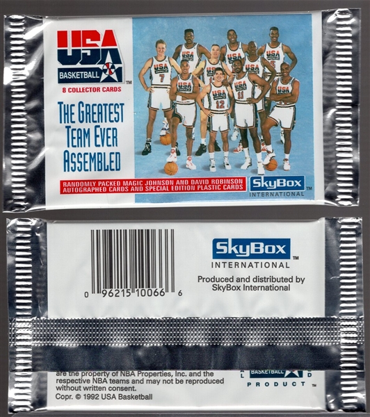1992 SkyBox USA Basketball- 24 Unopened Packs