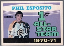 1971-72 OPC Hockey- #253 Phil Esposito AS