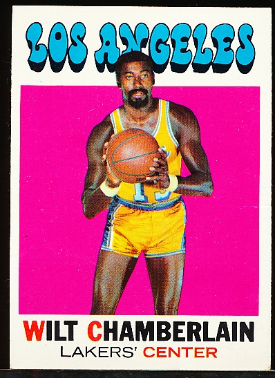 1971-72 Topps Bask- #70 Wilt Chamberlain, Lakers