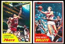 1981-82 Topps Basketball- “East”- 50 Cards