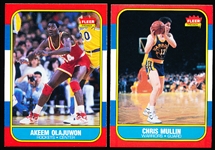 1986-87 Fleer Basketball- 2 Diff Rookies