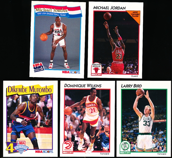 1991-92 McDonald’s Bskbl.- 1 Near Complete Set of 61/62 Cards