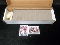 1991 Topps Football- 1 Complete Set of 660 Cards + “1000 Yard Club” Set of 18 Cards