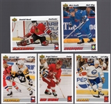 1991-92 Upper Deck Hockey “Euro Stars”- 1 Complete Set of 18 Cards
