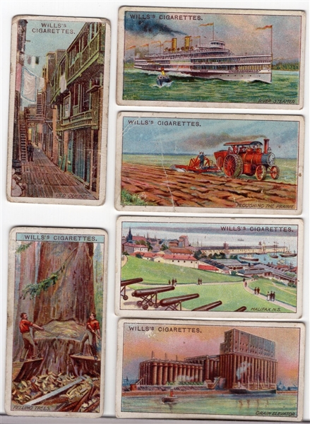 1914 Wills’s Cigarettes “Overseas Dominions- Canada” Non-Sports- 1 Complete Set of 50 Cards