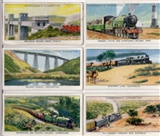 1937 Churchman’s “Wonderful Railway Travel” Non-Sports- 1 Complete Set of 50 Cards
