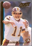 1992 Action Packed Football- 24 KT Gold- #42G Mark Rypien, Redskins