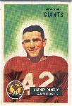 1955 Bowman Fb- #16 Charley Conerly, Giants