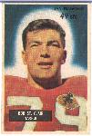 1955 Bow Fb- #101 Bob St. Clair, 49ers- RC