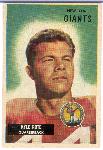 1955 Bow Fb- #137 Kyle Rote, Giants