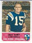 1962 Fleer Fb- #79 Jack Kemp, Chargers