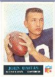 1965 Philly Fb- #12 John Unitas, Colts