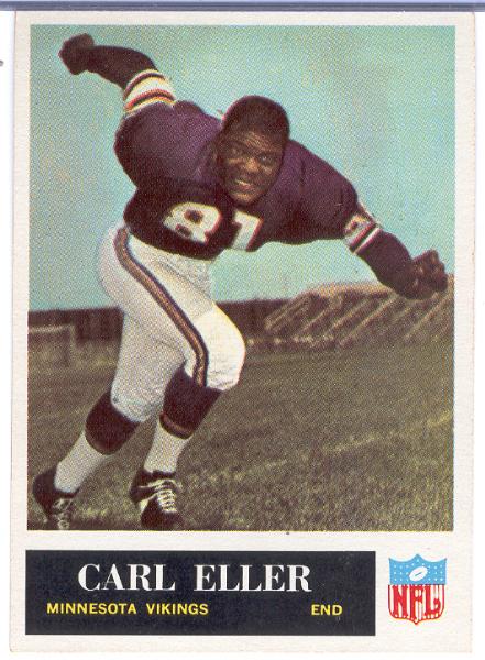 1965 Philly Fb- #105 Carl Eller RC