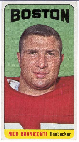 1965 Topps Fb- #3 Buoniconti- SP