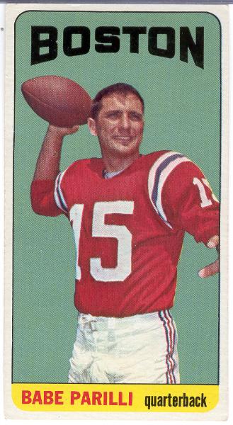 1965 Topps Fb- #17 Parilli- SP