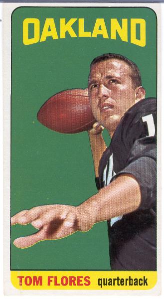 1965 Topps Fb- #139 Tom Flores