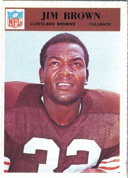 1966 Philly Fb- #41 Jim Brown, Browns