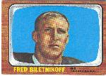 1966 Topps Fb- #104 Fred Biletnikoff, Raiders