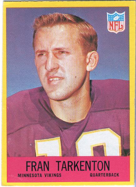 1967 Philly Fb- #106 Fran Tarkenton, Vikings