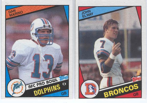 1984 Topps Football Complete Set of 396