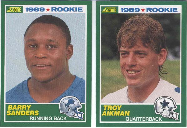 1989 Score Football Factory Set of 330