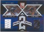 2005 Donruss Elita Ftbl.- Face 2 Face Jerseys- #CB14 Matt Hasselbeck/ Marc Bulger- #61/250