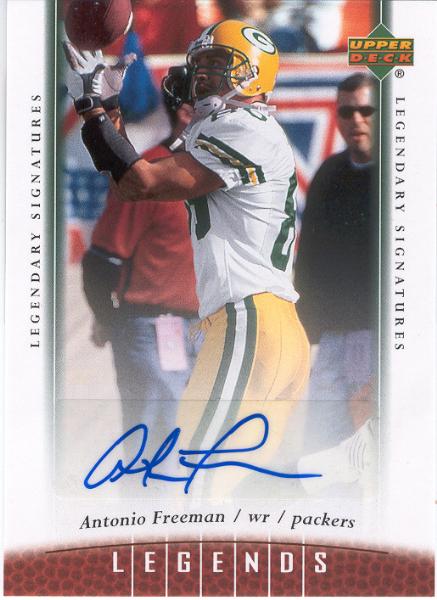 2006 Upper Deck Legends Ftbl.- "Legendary Signatures"- #60 Antonio Freeman, Packers